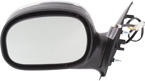 مرآة كهربائية جانبية للركاب من Kool Vue لسيارة Ford F-150 1998-2002، كروم، مرآة تزيين السيارة، كابينة ممتدة وقياسية فقط in Saudi Arabia