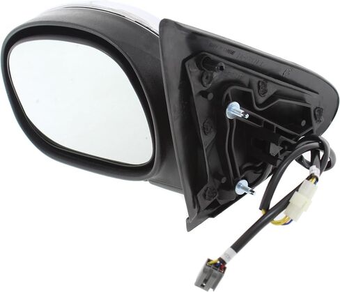 مرآة كهربائية جانبية للركاب من Kool Vue لسيارة Ford F-150 1998-2002، كروم، مرآة تزيين السيارة، كابينة ممتدة وقياسية فقط in Saudi Arabia