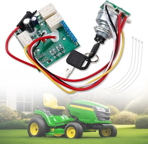 AM132500 Ignition Switch Module with Keys Compatible with John Deere LX255 LX266 LX277 LX279 LX280 LX288 GX255 GX325 GX335 GTX345 GX355 GT225 GT235 GT235E X465 X575 X585 X595 Lawn Tractors in Saudi Arabia