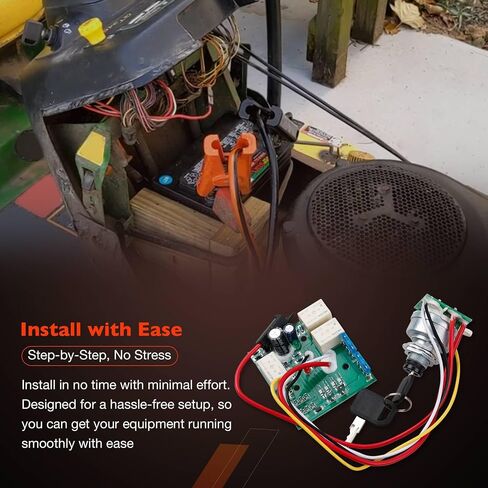 AM132500 Ignition Switch Module with Keys Compatible with John Deere LX255 LX266 LX277 LX279 LX280 LX288 GX255 GX325 GX335 GTX345 GX355 GT225 GT235 GT235E X465 X575 X585 X595 Lawn Tractors in Saudi Arabia