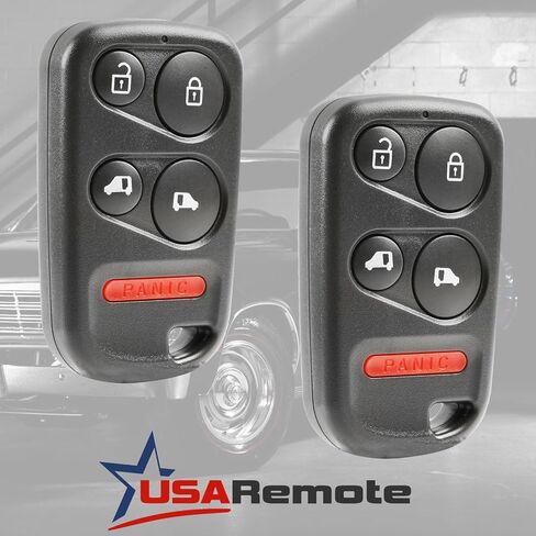 Car Key Fob Keyless Entry Remote fits 2001 2002 2003 2004 Honda Odyssey (OUCG8D-440H-A), Set of 2 in Saudi Arabia