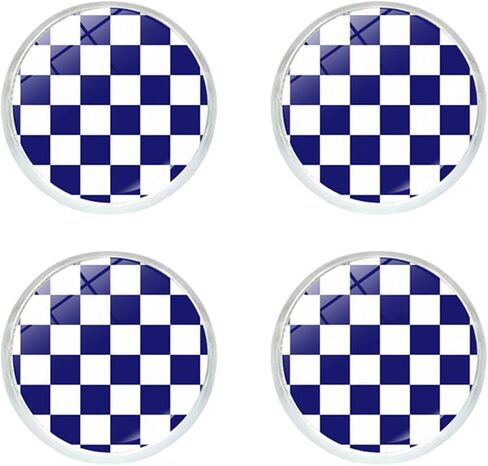 Dreuyet 2 Pairs Black White Checkered Stud Earrings for Women Men Cute Plaid Earrings Stainless Steel Posts Retro Classic Studs Checkerboard Print Glass Stud Earrings Fashion Studs Jewelry in Saudi Arabia