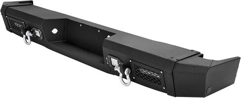 مجموعة المصد الخلفي KUAFU متوافقة مع 2009-2014 Ford F150 SVT Raptor مع أضواء LED مطلية بمسحوق فولاذي أسود in Saudi Arabia
