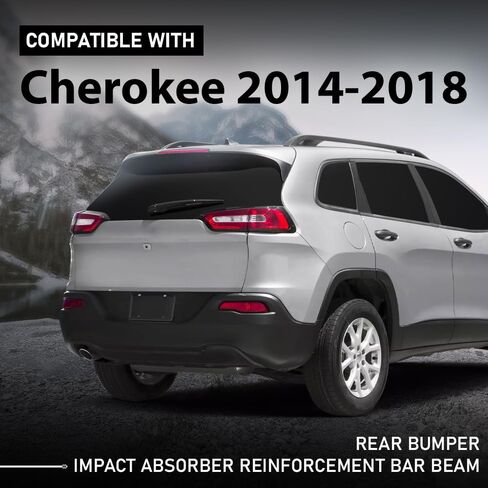 G-PLUS Rear Bumper Impact Absorber Reinforcement Bar Beam Compatible with Jeep Cherokee 2014-2018 68096078AB in Saudi Arabia