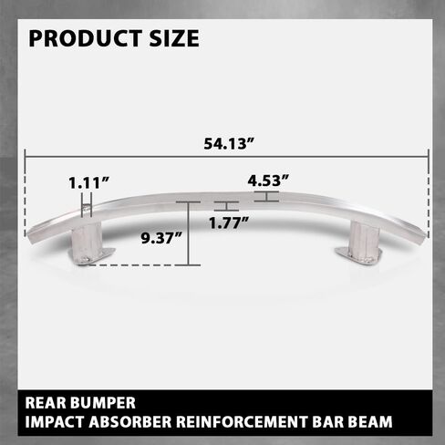 G-PLUS Rear Bumper Impact Absorber Reinforcement Bar Beam Compatible with Jeep Cherokee 2014-2018 68096078AB in Saudi Arabia