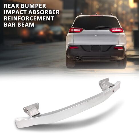G-PLUS Rear Bumper Impact Absorber Reinforcement Bar Beam Compatible with Jeep Cherokee 2014-2018 68096078AB in Saudi Arabia
