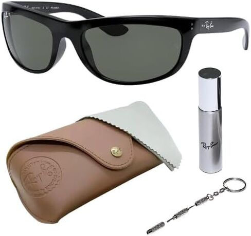 Ray-Ban RB4089 Balorama Rectangle Shape Sunglasses for Men and Women- Timeless Classic Sun Glasses with Modern Elegance - Premium UV Protection & Classic Lenses - Designer Men's and Women's Sunglasses in Saudi Arabia