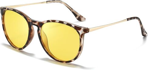 Night Vision Glasses Anti Glare for Driving Polarized Yellow Nighttime Glasses UV400 Protection IF8859 in Saudi Arabia