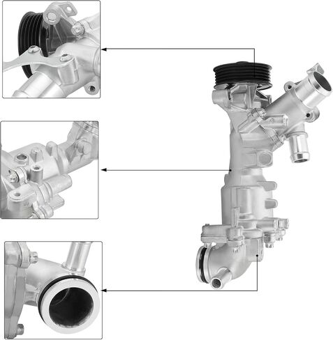 A2742000900 Water Pump (2.0L L4) For Mercedes-Benz C300 2015-2018, GLC300 2016-2019, GLC350e 2018-2019,SLC300 2017-2020,Sprinter 1500 2019-2023,Sprinter 2500 2019-2022 A2742000307 in Saudi Arabia