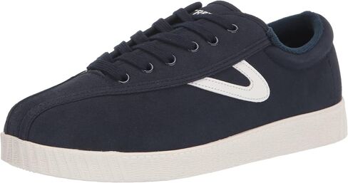 أحذية رياضية نسائية كاجوال من الجلد برباط من TRETORN Nyliteplus طراز كلاسيكي عتيق - - 9.5 in Kuwait