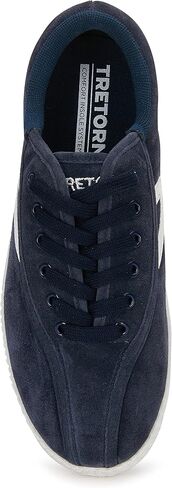 أحذية رياضية نسائية كاجوال من الجلد برباط من TRETORN Nyliteplus طراز كلاسيكي عتيق - - 9.5 in Kuwait