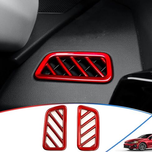 Dashboard Air Vent Cover, for Kia K5 2021 2022 2023 2024,Sport Interior Trim Accessories- Wine Red. in Saudi Arabia