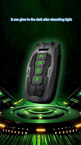 غطاء مفتاح Kia Key Fob مع مفتاح، حماية حافظة مفاتيح ثقيلة متوافقة مع Kia Soul Sorento Optima Sportage Rio Forte NIRO (أسود) in Kuwait