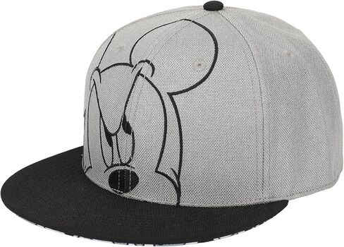 Bioworld ميكي بيكابو التطريز والتسامي القطن الرمادي المنقط B15 Snapback in Saudi Arabia