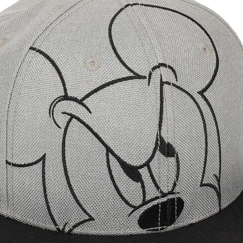 Bioworld ميكي بيكابو التطريز والتسامي القطن الرمادي المنقط B15 Snapback in Saudi Arabia