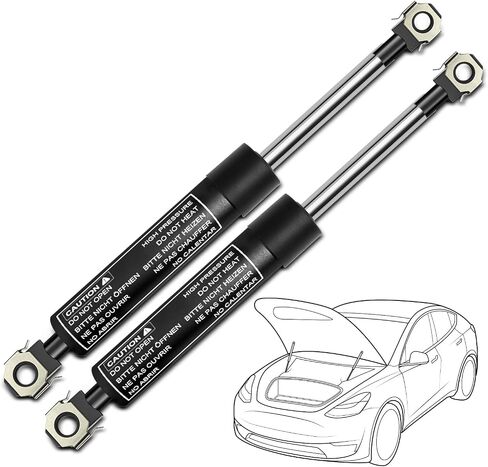 YHTAUTO Front Hood Gas Struts Shocks Replacement for Lincoln Town Car 1986-1989, Continental 1980, Mark VI 1980-1981, Set of 2 Bonnet Lift Supports, Replace# E6YB16C826AB in Saudi Arabia