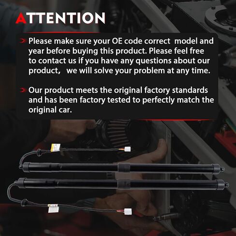 2Pcs 68920-48031 Rear Left Right Tailgate Power Lift Support Compatible with 2016-2019 Lexus RX350 RX450h 3.5L, Trunk Tailgate Power Shock Support,Replaces 6892048030 6891048070 in Saudi Arabia