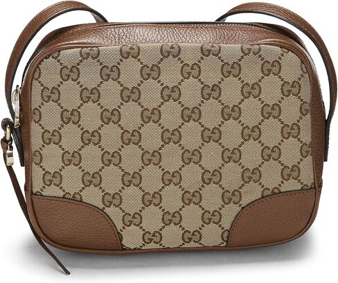 Gucci Pre-loved Original GG Canvas Bree Crossbody, Brown in Saudi Arabia