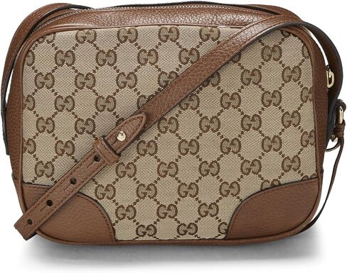 Gucci Pre-loved Original GG Canvas Bree Crossbody, Brown in Saudi Arabia