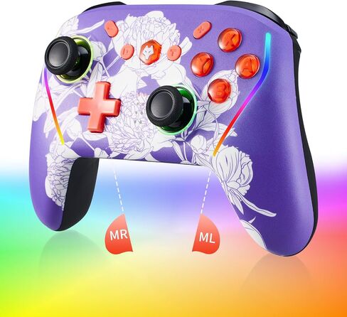 NBCP Wireless Controller for Nintendo Switch2 1 /Lite/OLED Controller, Controller with Mouse Touch on Back Buttons, with Wake, Programmable, Turbo Function (735lantou) in Saudi Arabia