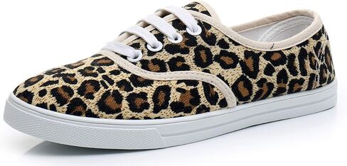 VenusCelia Women's Rainbow Canvas Lace Up SneakerⅡ in Saudi Arabia