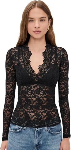 Free People Women's All Day Lace Long Sleeve in Saudi Arabia
