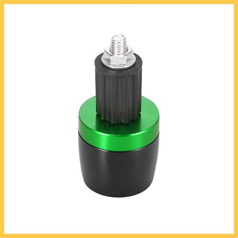 2pcs Universal 18mm Handlebar End Caps Plug Bar End CNC Aluminum Alloy for Motorcycle Green Auto Replacement Parts in Saudi Arabia
