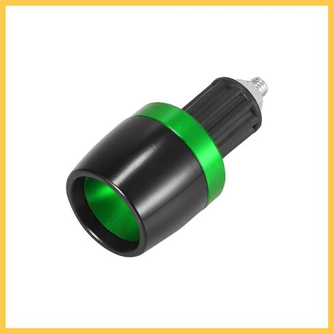2pcs Universal 18mm Handlebar End Caps Plug Bar End CNC Aluminum Alloy for Motorcycle Green Auto Replacement Parts in Saudi Arabia