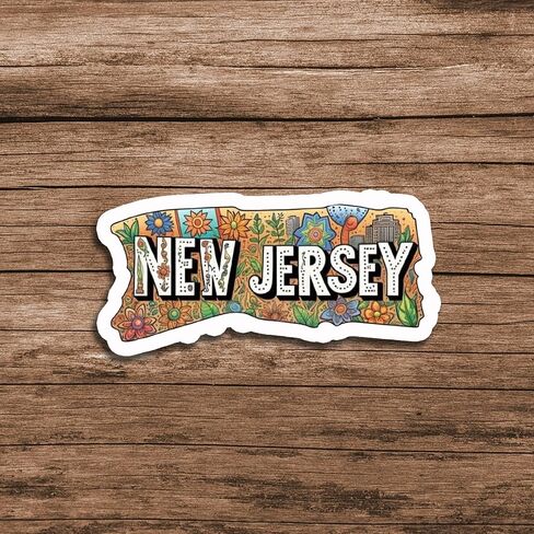 US States New Hampshire Sticker American States Vinyl Decal for Wall, Laptop, Truck, car Bumper Sticker 5 inches … in Saudi Arabia