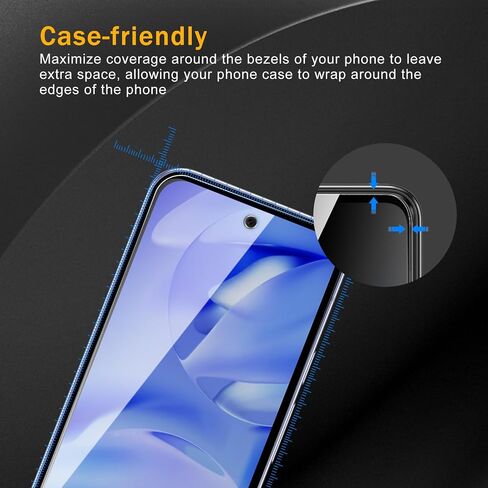 3 Pack Privacy Screen Protector for Google Pixel 8a With 3 Pack Camera Lens Protector, Anti Spy Tempered Glass 9H Hardness, Black Protector Anti Spy, Bubble Free, Anti-Scratch in Kuwait