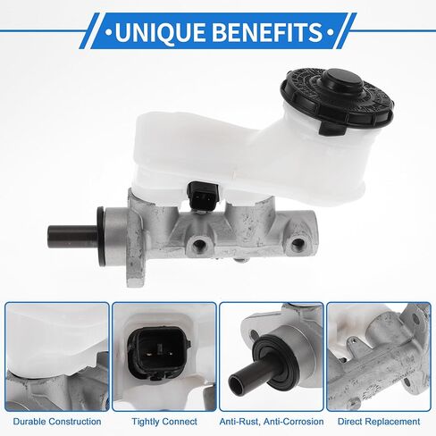 1 Pcs Brake Master Cylinder for Honda CR-V 2002-2006 Engine Compartment Hydraulic Master Cylinder with Reservoir No.46100-S9A-G51/46100S9AG51 in Saudi Arabia