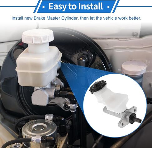 1 Pcs Brake Master Cylinder for Honda CR-V 2002-2006 Engine Compartment Hydraulic Master Cylinder with Reservoir No.46100-S9A-G51/46100S9AG51 in Saudi Arabia
