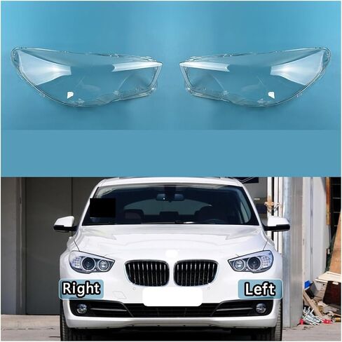 Compatible For BMW 5 Series GT 2010 2011 2012 2013 2014 2015 2016 2017 Headlamp Cover Transparent Lampshade Lamp Shade Headlight Shell(Right) in Saudi Arabia
