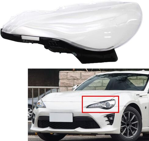 Lirun Headlight Lens Cover Shell Front Lampshade Replace for Subaru BRZ 2013-2016, for Toyota G86 GT86 2012-2016, For Scion FR-S 2013-2016, Left Side in Saudi Arabia