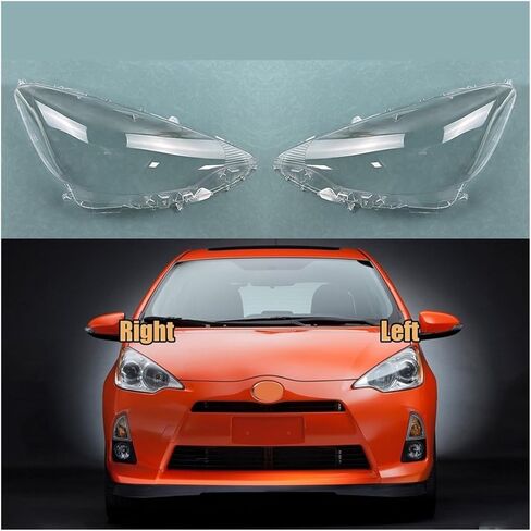 Compatible For Toyota Prius C 2012 2013 2014 Headlight Cover Transparent Headlamp Shell Lens Replace(1PCS left side) in Saudi Arabia