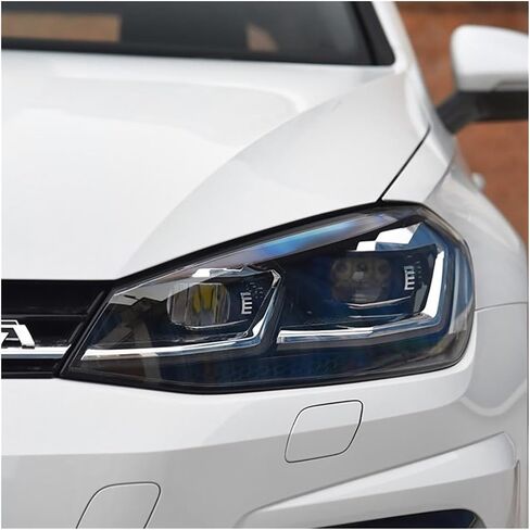 متوافق مع VW Golf 7.5 MK7.5 /GTI/GTR 2018 2019 2020 غطاء المصباح الأمامي عاكس الضوء الشفاف غطاء للعدسات (يمين) in Saudi Arabia