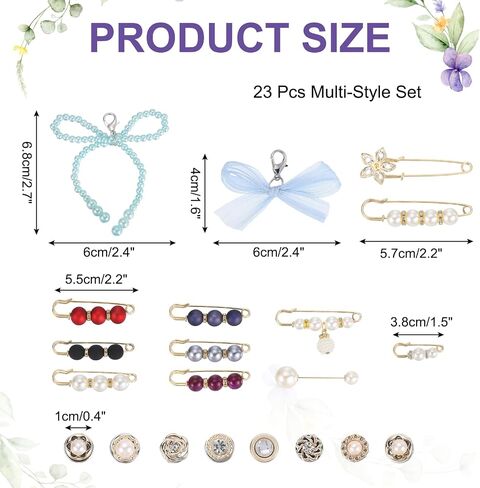 MECCANIXITY Shoe Charm for Sneakers, Faux Pearl Bow Tulle Mesh Bow Shoelace Rhinestone Brooches Accessories in Saudi Arabia