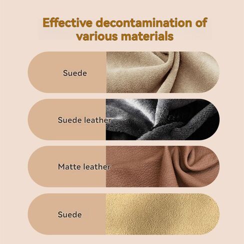 Magic Rubber Shoe Brush, Suede Shoe Brush and Eraser, Soft Suede Shoe Brush Cleanerwith Wooden Handle, Stain Eraser, Suede Cleaning Brush for Shoes/Bags/Jacket/Purse/Sofa (1pcs) in Saudi Arabia