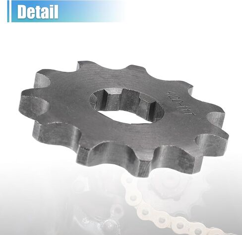 X AUTOHAUX 1 Set 420 Style 11 Teeth 17mm ID Motorcycle Front Engine Sprocket Fit for 50cc 70cc 110cc 125cc Motorcycle Dirt Pit Bike Mini Bike ATV in Saudi Arabia