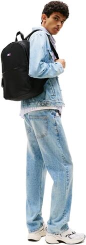 Tommy Jeans Mens Urban Backpack, Black in Saudi Arabia