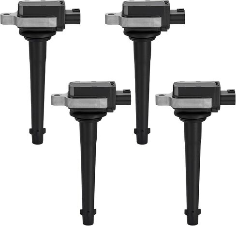 Set of 6 UF401 Ignition Coil Pack and 4469 Spark Plugs Compatible with INFINITI G35 I35 M35 FX35 3.5L V6 Nissan 350Z Pathfinder NV1500 NV2500 NV3500 Xterra Quest Replaces 6734025 22433AL61C in Saudi Arabia