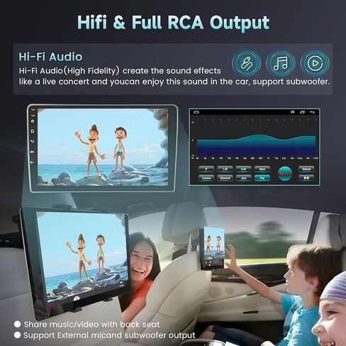 Android 13 Wireless Carplay Car Stereo لـ Honda CRV 2007-2011 - 9 بوصة راديو سيارة تعمل باللمس مع نظام الملاحة التلقائي Android اللاسلكي مع HIFI WiFi AHD Camera [1G & 32G] in Kuwait