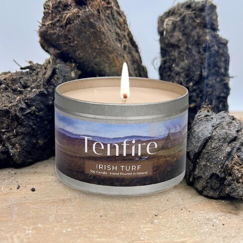 Irish Candles Gift Set of 3 – HandPoured Soy Wax Scented Candles - Irish Turf, Coastal Mist & Rain – 120H Burning, Soy Candle for Home Scented, Best Gift for Relaxation & Home Décor in Saudi Arabia