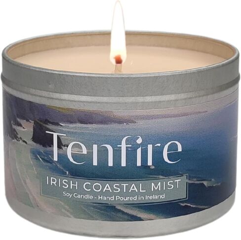Irish Candles Gift Set of 3 – HandPoured Soy Wax Scented Candles - Irish Turf, Coastal Mist & Rain – 120H Burning, Soy Candle for Home Scented, Best Gift for Relaxation & Home Décor in Saudi Arabia