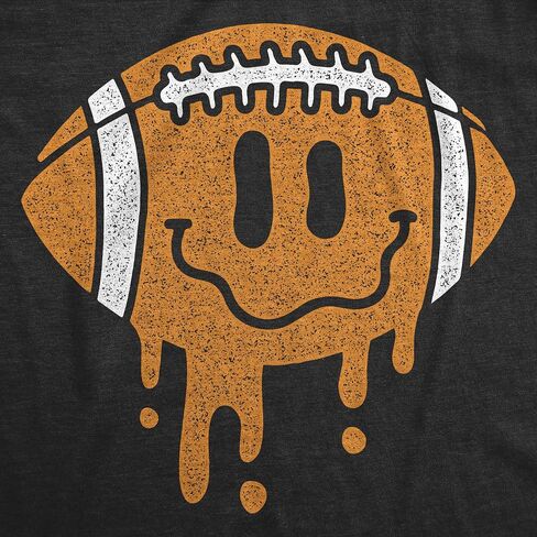 Mens Dripping Football Smile Funny T Shirts Sports Graphic Tee for Men in Saudi Arabia