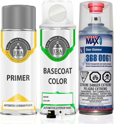 دهانات ERA QAK - Blizzard for NISSAN Exact Match رذاذ طلاء السيارات - مجموعة متميزة مع 2K 3680061 Clearcoat in Saudi Arabia