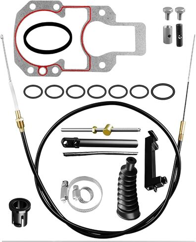 Marine Lower Shift Cable Kit Compatible with Mercury Mercruiser Bravo Stern Drives Replace 815471T1 18-2604 865437A02 815471A6 in Saudi Arabia