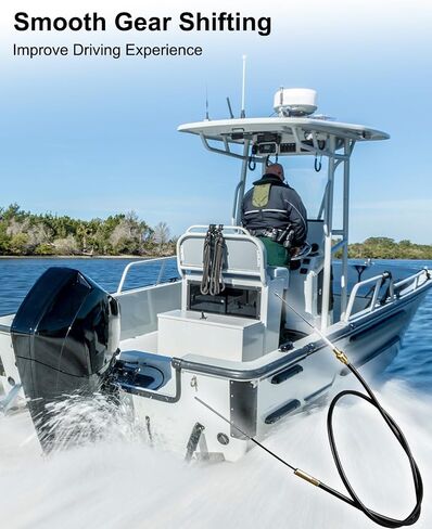 Marine Lower Shift Cable Kit Compatible with Mercury Mercruiser Bravo Stern Drives Replace 815471T1 18-2604 865437A02 815471A6 in Saudi Arabia