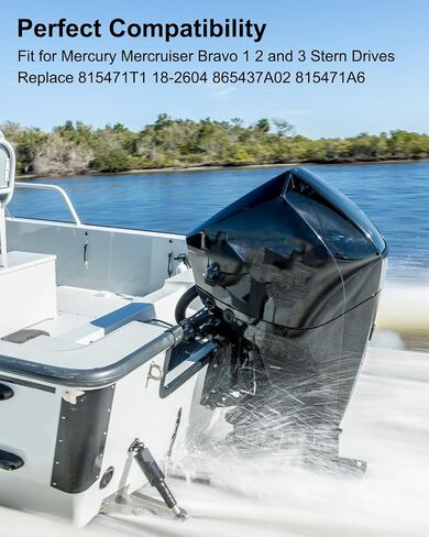 Marine Lower Shift Cable Kit Compatible with Mercury Mercruiser Bravo Stern Drives Replace 815471T1 18-2604 865437A02 815471A6 in Saudi Arabia