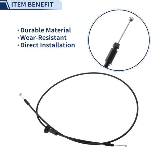 Hood Latch Release Cable for KIA Forte 2010-2013 No.811901M000 Engine Hood Release Cable 1 Pc in Saudi Arabia